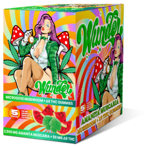 wunder amanita muscaria gummies watermelon 2500mg box 300x300
